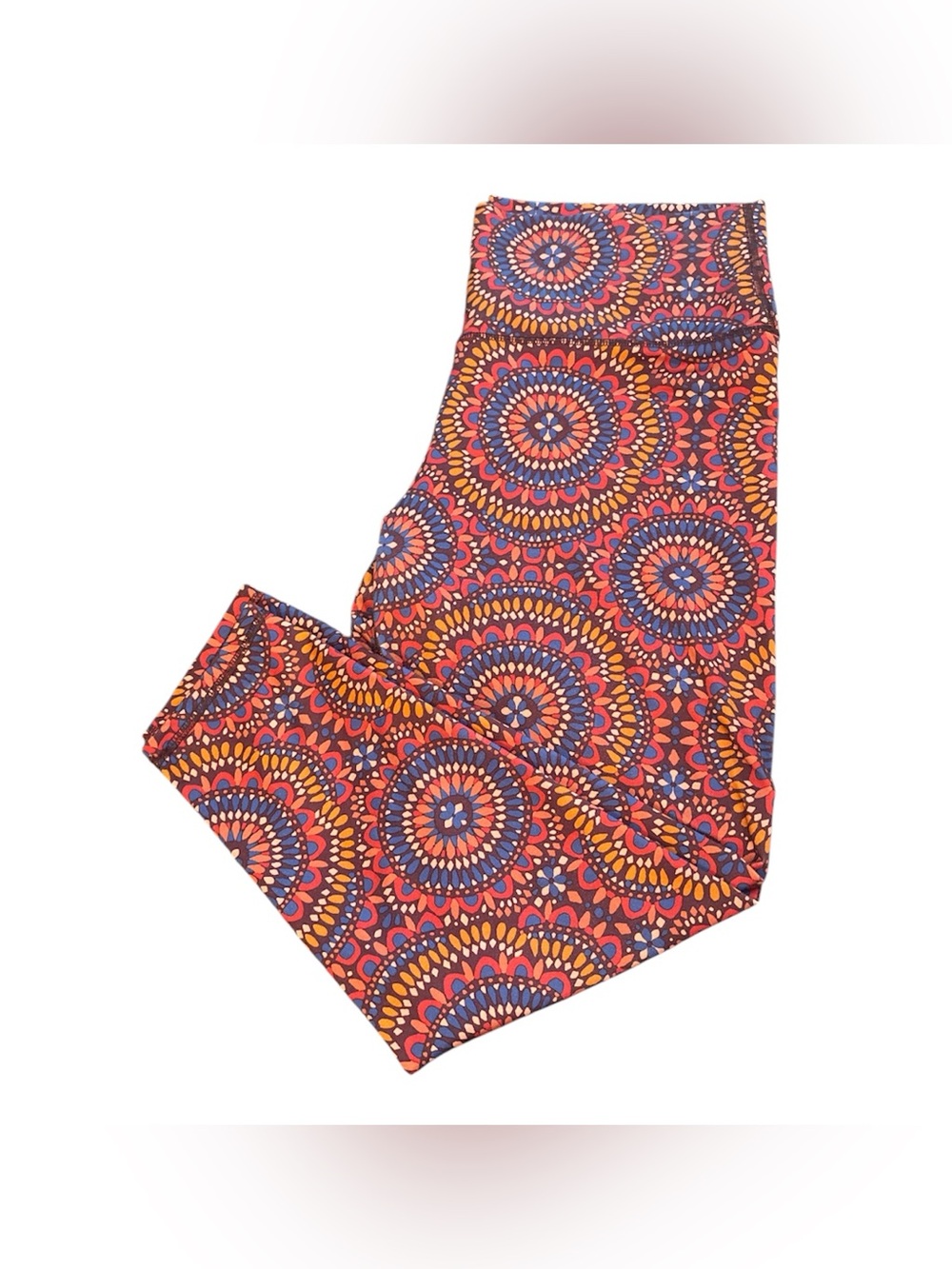 Aerie High Waisted Patterned Cropped Leggings Size XL